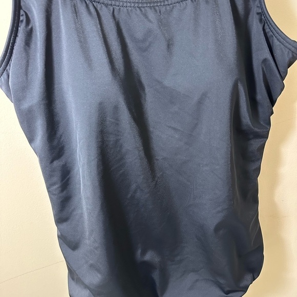 LAND'S END One Piece Swim Suit Black size 16DD - Picture 2 of 7